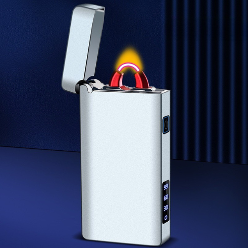 LUMEO – Briquet Électrique Plasma Rechargeable USB | Anti-Vent & Affichage LED