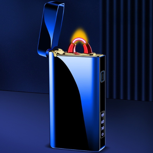 LUMEO – Briquet Électrique Plasma Rechargeable USB | Anti-Vent & Affichage LED
