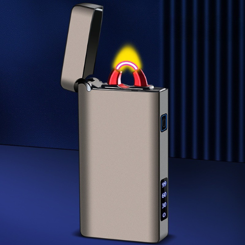 LUMEO – Briquet Électrique Plasma Rechargeable USB | Anti-Vent & Affichage LED